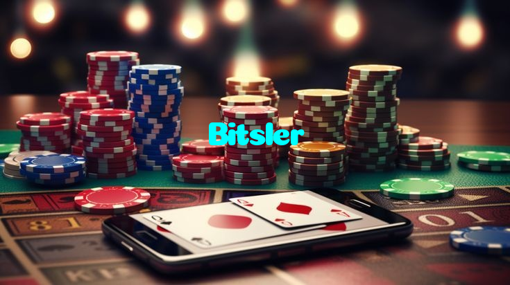 Bitsler casino presented on mobile device in Pakistan with slots and live games